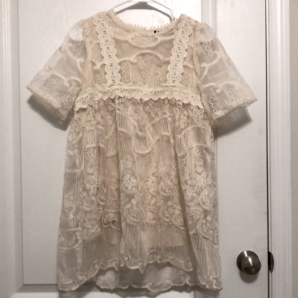 Lace suit